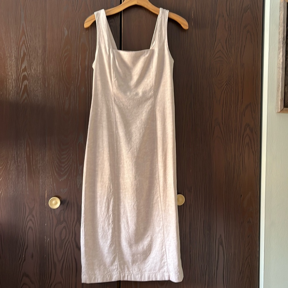 Old Navy Cream Sleeveless Dress